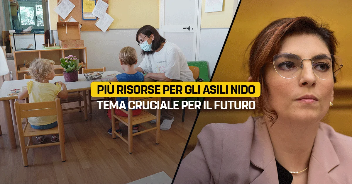 Più risorse per gli asili nido, tema cruciale per il futuro