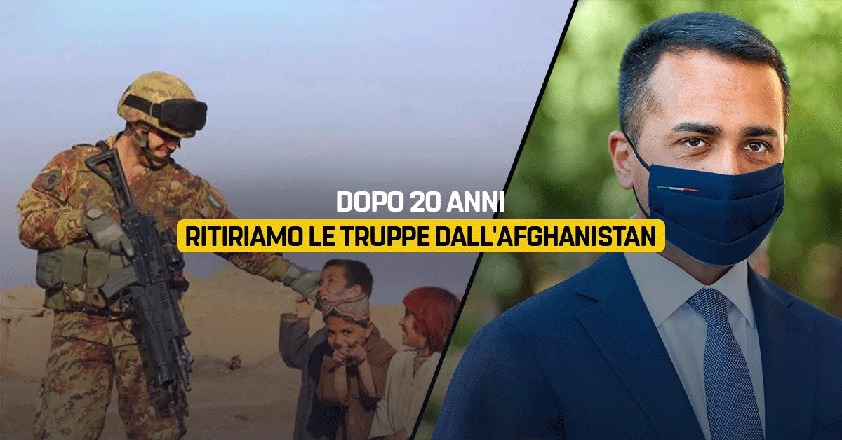 Dopo 20 anni ritiriamo le truppe dall'Afghanistan