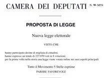 La legge elettorale del Movimento 5 Stelle presentata in Parlamento!