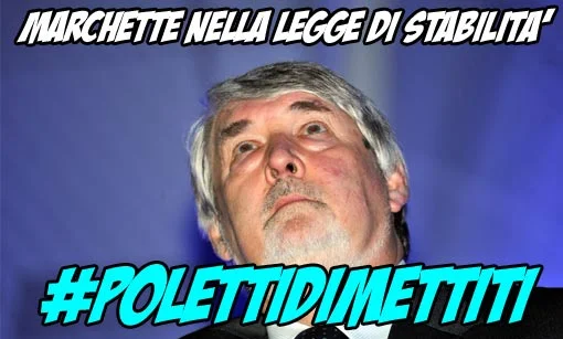 I conflitti di interessi di Poletti #PolettiDimettiti
