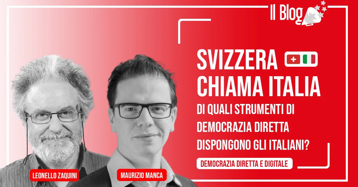 Svizzera chiama Italia: di quali strumenti di Democrazia Diretta dispongono gli italiani?