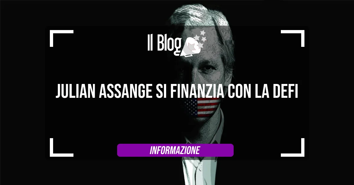 Julian Assange si finanzia con la DeFi