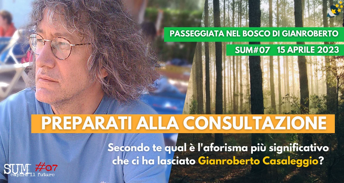 Partecipa alla consultazione! #SUM07