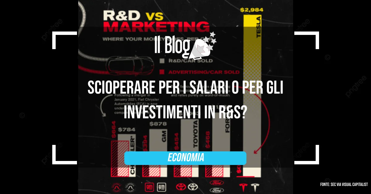 Scioperare per i salari o per gli investimenti in R&S?