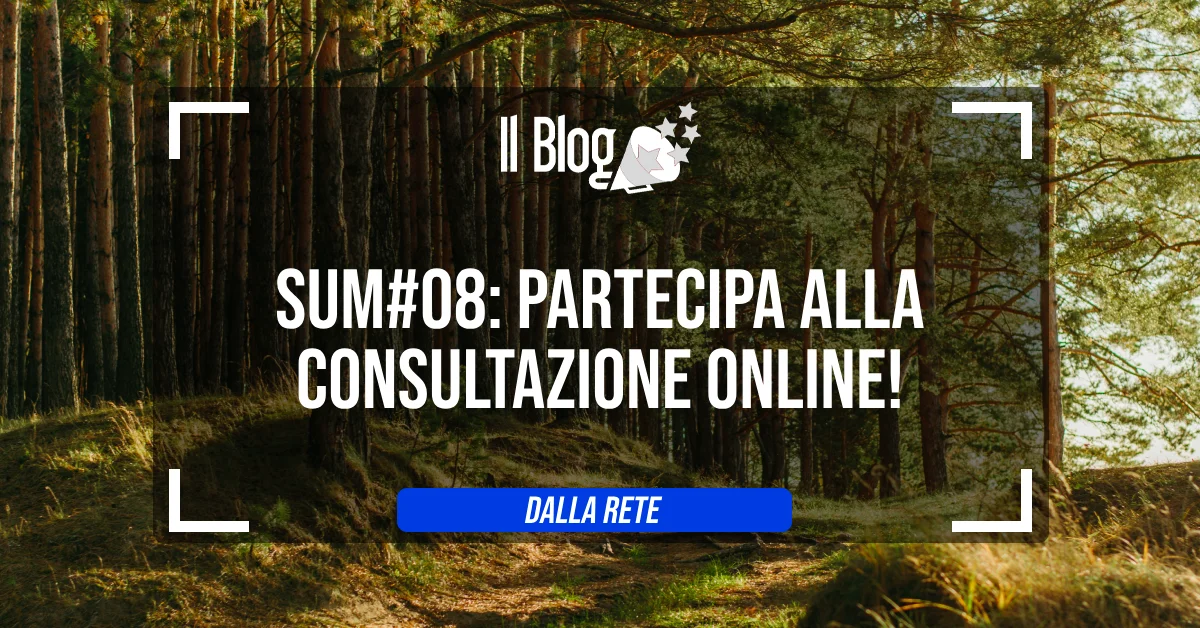 #SUM08: Partecipa alla consultazione online!