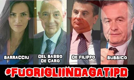 Quattro indagati per me posson bastare #fuorigliindagatipd