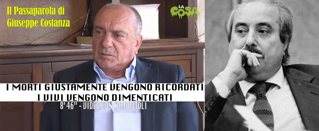 Passaparola - Giuseppe Costanza, l'autista di #GiovanniFalcone, un testimone scomodo